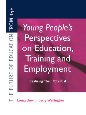 cover image of Young People's Perspectives on Education, Training and Employment